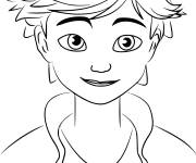 Coloriage Coloriez miraculous Adrien