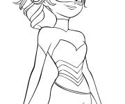 Coloriage Coloriez Miraculous Ladybug Queen Bee
