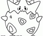 Coloriage Coloriez pokemon Togepi