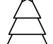 Coloriage Coloriez sapin de noel facile