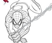 Coloriage Coloriez Spiderman en action