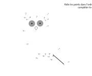 Coloriage et dessins gratuit Conte de la nuit point par points à imprimer