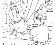 Coloriage Contes belle bois dormant facile
