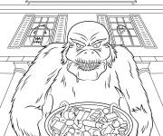 Coloriage Contes Chair de poule
