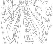 Coloriage Contes de Kaguya