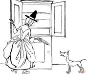 Coloriage Contes de ma m&egrave;re l'Oye en ligne