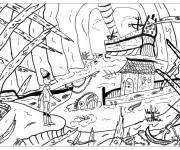 Coloriage Contes de Pinocchio