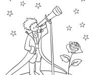 Coloriage Contes Le petit prince &agrave; dessiner