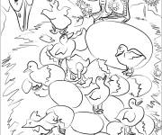 Coloriage Contes Le Vilain Petit Canard