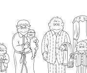 Coloriage Contes Oursons Berenstain