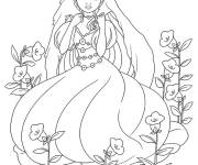 Coloriage Contes Princesse Peau d'&Acirc;ne