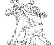 Coloriage Fern et Wilbur de contes populaire