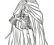 Coloriage Legolas Vertefeuille du seigneur des anneaux