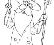Coloriage Merlin l'Enchanteur