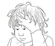 Coloriage Personnage de contes Alexandre et sa journ&eacute;e