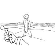 Coloriage Personnage principale du contes Le petit Prince