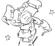 Coloriage Troupeau d'&eacute;l&eacute;phants du petit prince