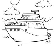 Coloriage Bateau couleur Crayola