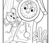 Coloriage et dessins gratuit Comptine hickory dickory dock à imprimer