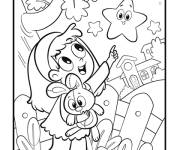 Coloriage Comptine scintille, scintille, petite étoile