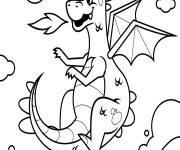 Coloriage Dragon Crayola