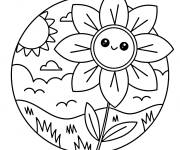 Coloriage Fleur Crayola
