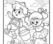 Coloriage et dessins gratuit Jack et Jill Crayola à imprimer