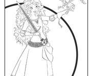 Coloriage Princesse Merida Crayola
