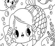 Coloriage Sir&egrave;ne mignon Crayola
