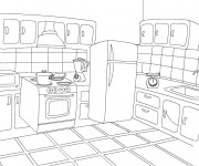 Coloriage Cuisine en Ligne