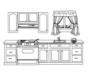 Coloriage et dessins gratuit Cuisine maternelle à imprimer