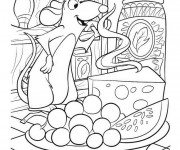 Coloriage Rat Cuisinier