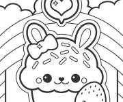 Coloriage Cupcake Bunny Cake