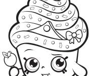 Coloriage Cupcake Shopkins
