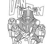 Coloriage Affiche Dandadan