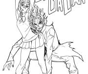 Coloriage et dessins gratuit Anime Dandadan pour ados à imprimer