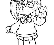 Coloriage Chibi Aira Shiratori