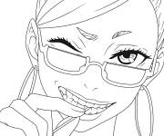 Coloriage Fille de l'anime Seiko Ayase