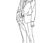 Coloriage Jiji de l'anime Dandadan