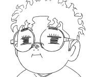 Coloriage Ken Takakura de Dandadan