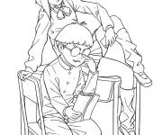 Coloriage et dessins gratuit Momo Ayase et Okarun à imprimer