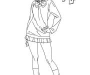 Coloriage et dessins gratuit Personnage Momo Ayase à imprimer