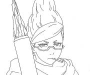 Coloriage et dessins gratuit Personnage Seiko Ayase de Dandadan à imprimer