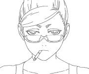 Coloriage et dessins gratuit Seiko Ayase de l'anime Dandadan à imprimer