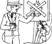 Coloriage Comment pr&eacute;venter les incendies