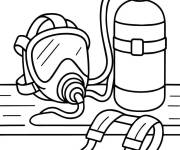 Coloriage &Eacute;quipement de sauvetage en cas d'incendie