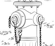 Coloriage Illustration Hydrant