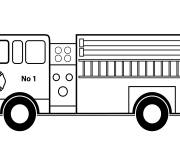 Coloriage Jouet Camion de pompier