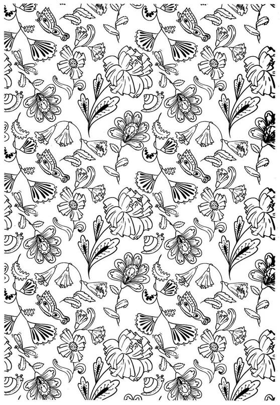 Coloriage Des Fleurs Magnifiques En Printemps Dessin Gratuit