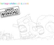 Coloriage Cr&eacute;atures Minions et des Monstres